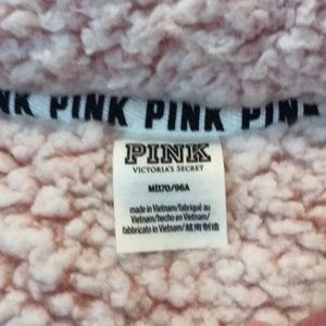 PINK Victoria's Secret Tops - Pink Sherpa quarter-zip PINK Victoria's Secret Tops - Pink Sherpa quarter-zip